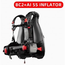TOMIC AQUATICS BC2+AI SS INFLATOR Scuba buoyancy control device