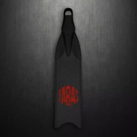 Cetma Taras Free diving, single webbed foot, red