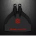 Cetma Taras The flippers for free diving are black and red