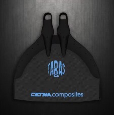 Cetma Taras The flippers for free diving are black and blue