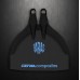 Cetma Taras The flippers for free diving are black and blue