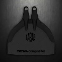 Cetma Taras Free diving flippers are black